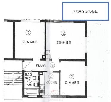 Attraktive, helle 3-Zi-Whg mit EBK in Echterdingen, WG-geeignet! Objekt-Nr. 2588